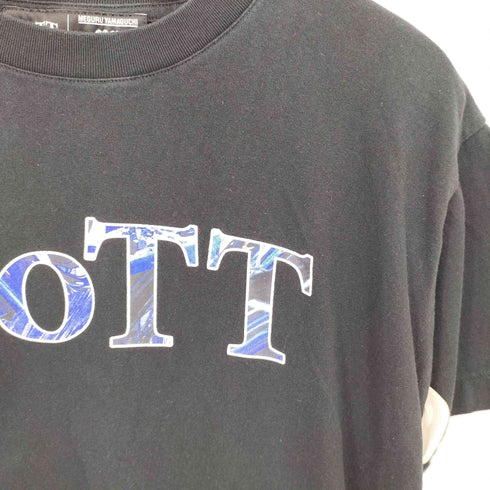 ボット BOTT × MEGURU YAMAGUCHI OG Logo S/S Tee オリジナルロゴ グラフィックプリント クルーネック半袖Tシャツ カットソー メンズ  M